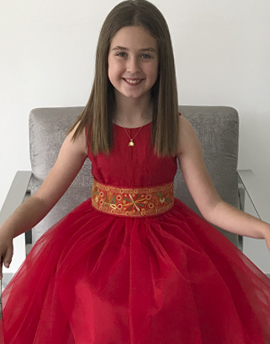 Vestido étnico de lino